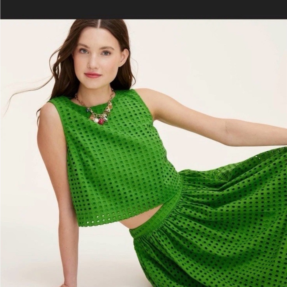 Kate Spade x Target Eyelet Shell Set Size Medium - 2 Piece Set - Skirt & Top NWT